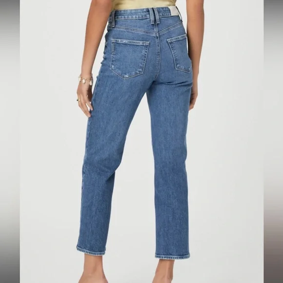 Paige Denim Sarah Straight Ankle Jeans - Picture 3 of 9